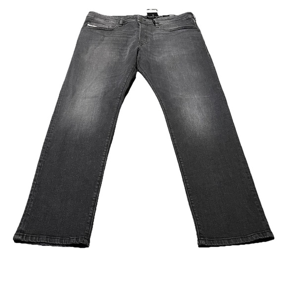DIESEL Jeans Mens 36x30 Buster X Slim Tapered Low Waist D-Finitive‎ Black RM063